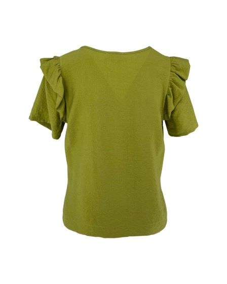 chicard ruffle shoulder top7